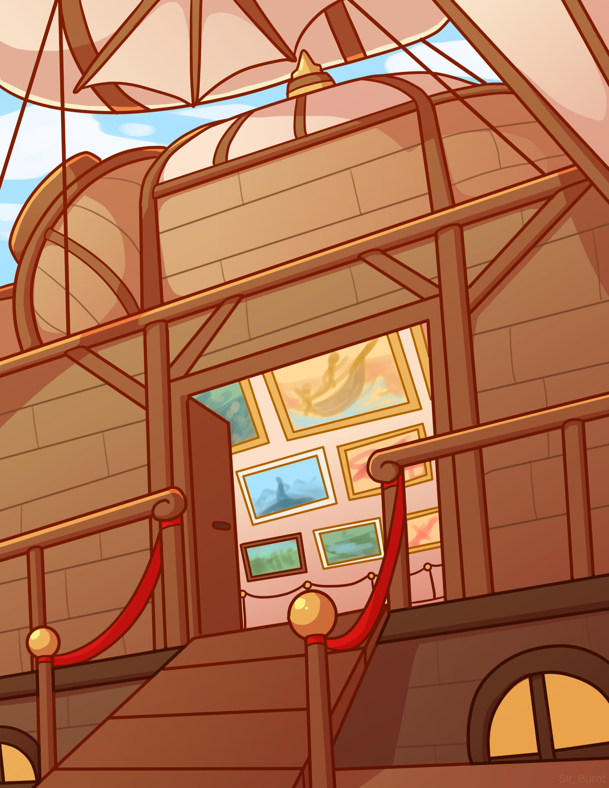 Traveling Gallery Concept Art