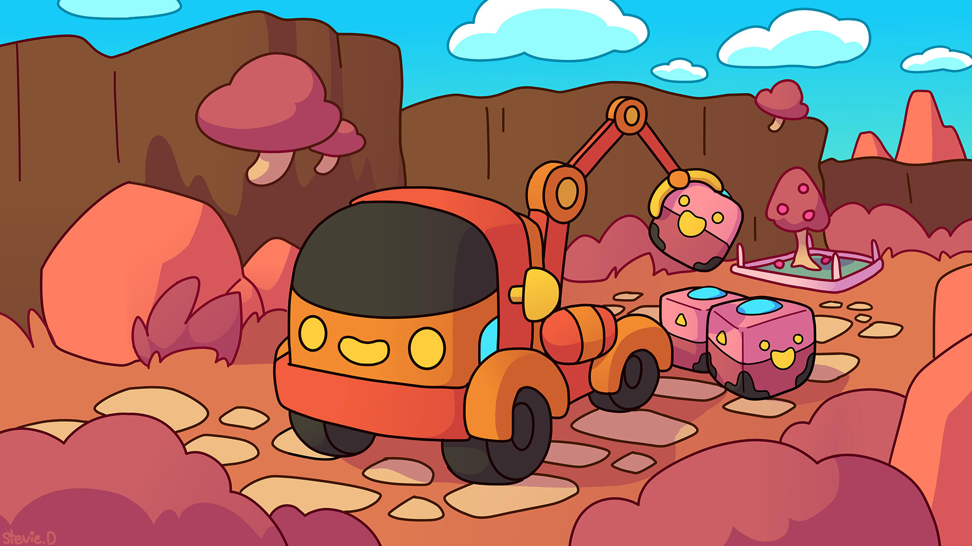 Traveling Gallery Concept Art